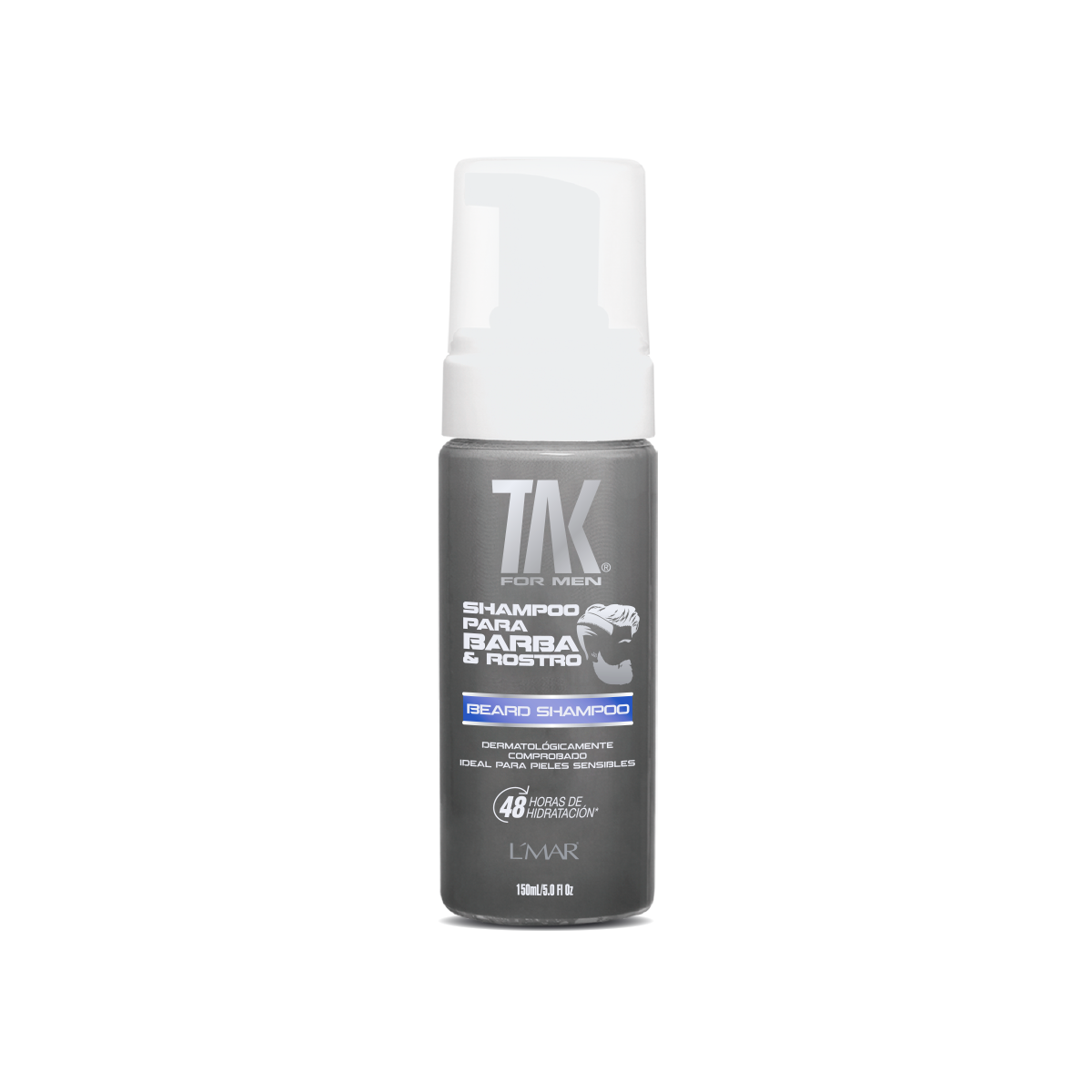 SHAMPOO PARA BARBA Y ROSTRO TAC